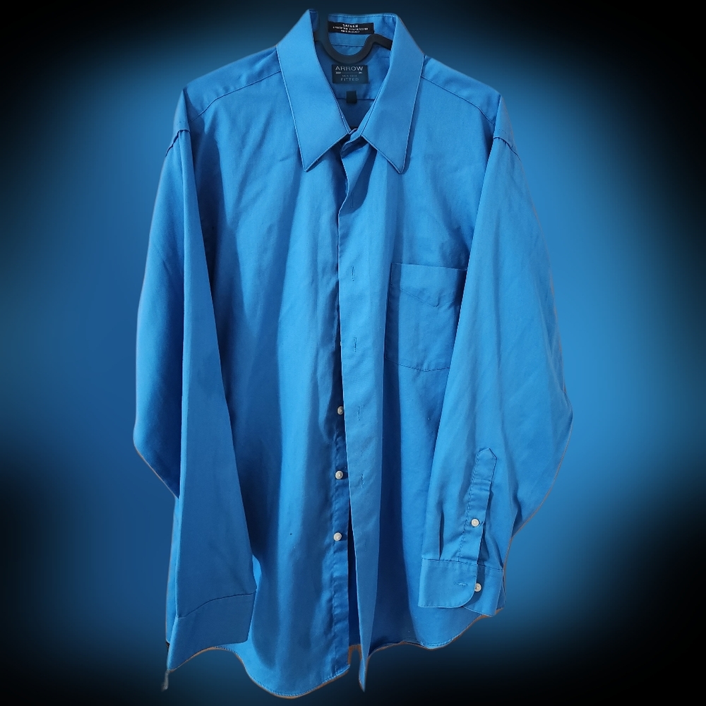 Arrow Large Men's Blue Button up